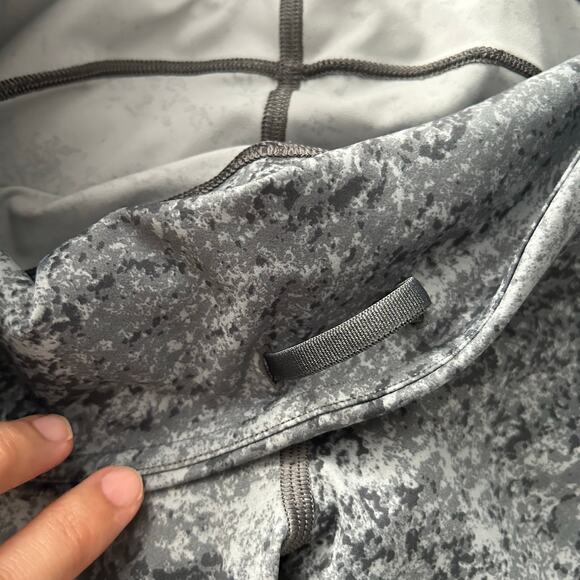 Lululemon Fast & Free Tight 7/8 II Nulux 25" Leggings – Area Ice Grey - size 10 - Picture 7 of 10